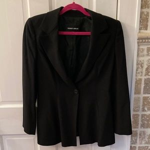 Gorgeous Giorgio Armani Black Blazer Sz 6